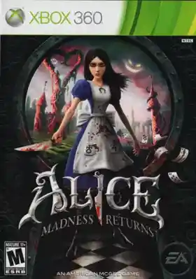 Alice Madness Returns (USA) box cover front